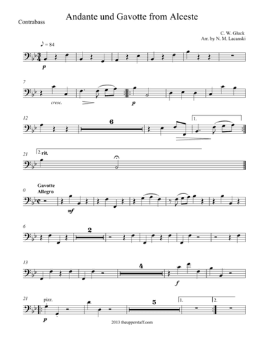 Andante and Gavotte from Alceste (arr. Nick Lacanski)