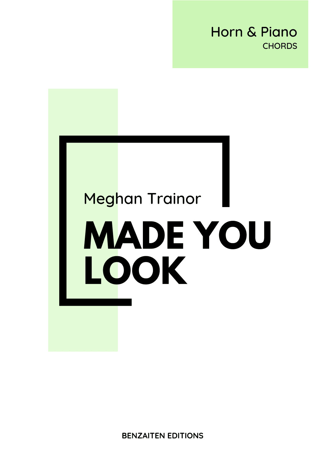 Made You Look (arr. Benzaiten Editions)