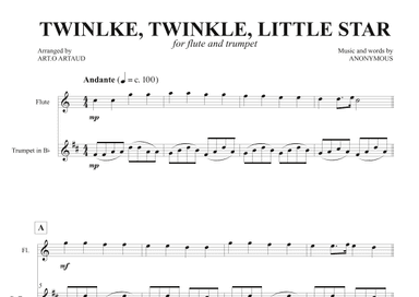 Twinkle Twinkle Little Star (arr. Art.o Artaud)
