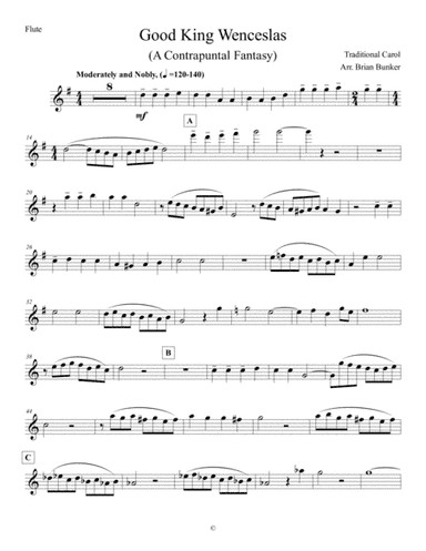 Good King Wenceslas - a Contrapuntal Fantasy (arr. Brian C. Bunker)