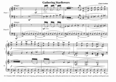 Gathering Starflowers: A Music Drama for 2 Pianos