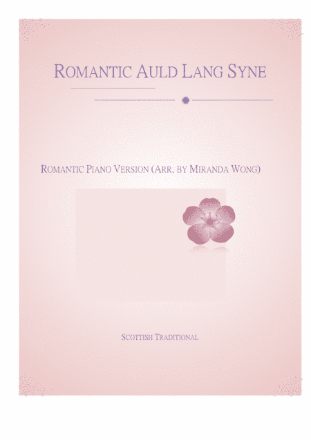 Romantic Auld Lang Syne -  Easy Piano Solo (With Chords) (arr. Miranda Wong)