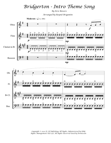 Bridgerton Theme (arr. Reyniê Brigantin)