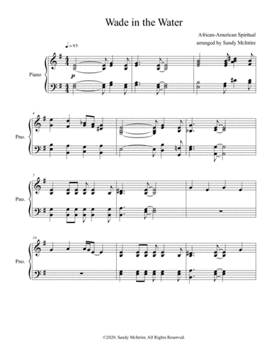 Wade in the Water (arr. Sandy McIntire)
