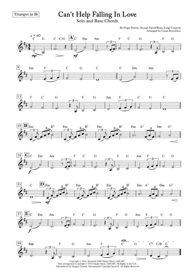 Can't Help Falling In Love (arr. ACT Bortolucci)