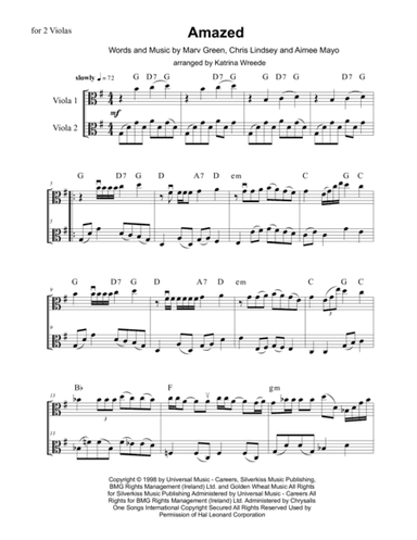 Amazed (arr. Katrina Wreede)
