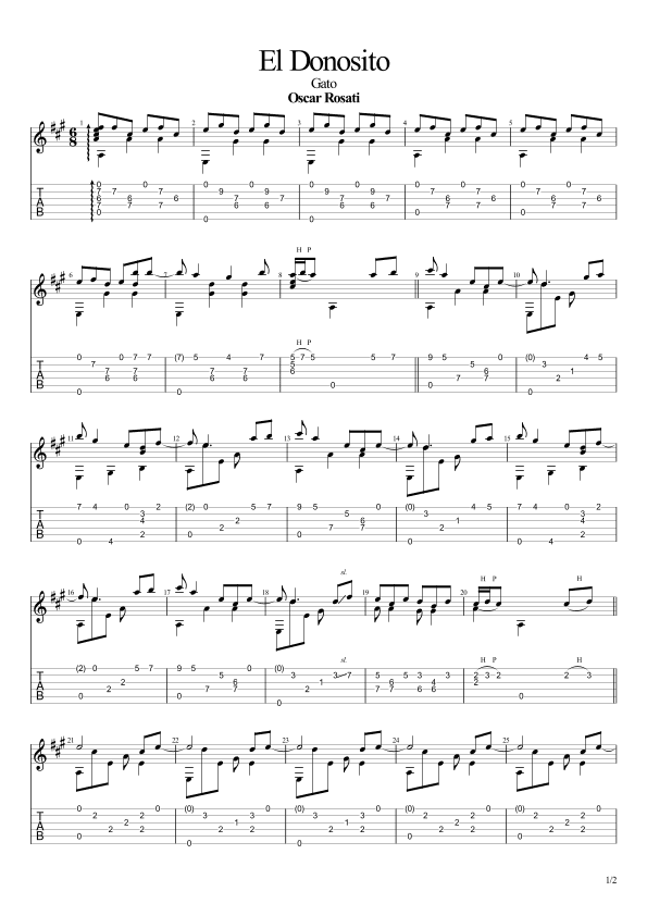 El Donosito (Argentine Folk) (arr. Leonardo Ramos)