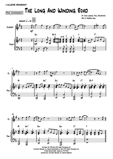 The Long And Winding Road (arr. Andrew Will)