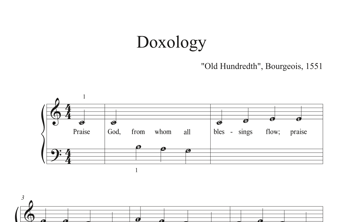 Praise God From Whom All Blessings Flow (Old Hundredth) (arr. Rebekah Henry)