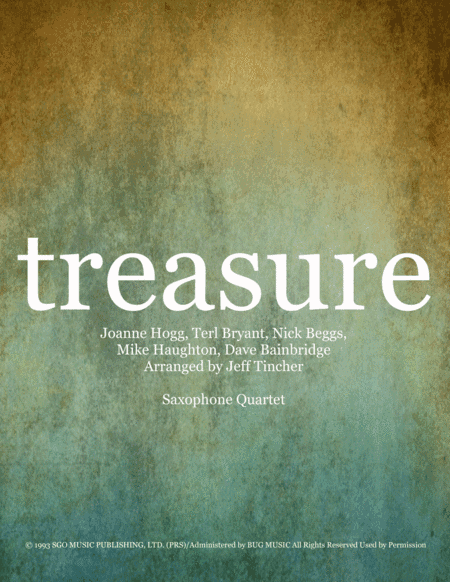 Treasure (arr. Jeff Tincher)