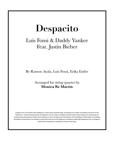 Despacito (arr. Monica Re Martin)