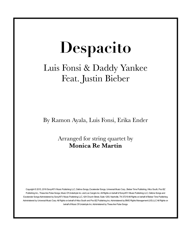 Despacito (arr. Monica Re Martin)