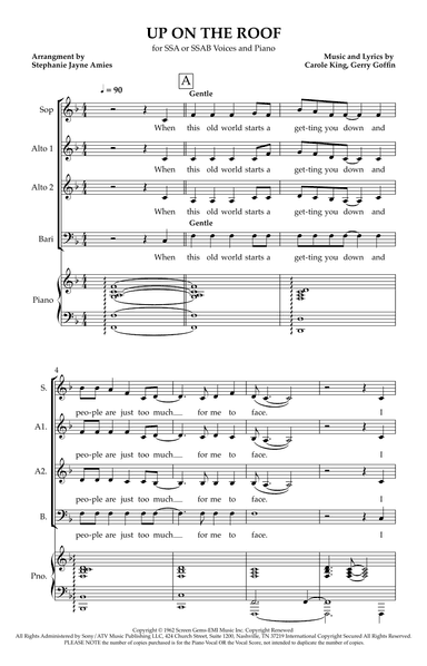 Up On The Roof (arr. Stephanie Jayne Amies)