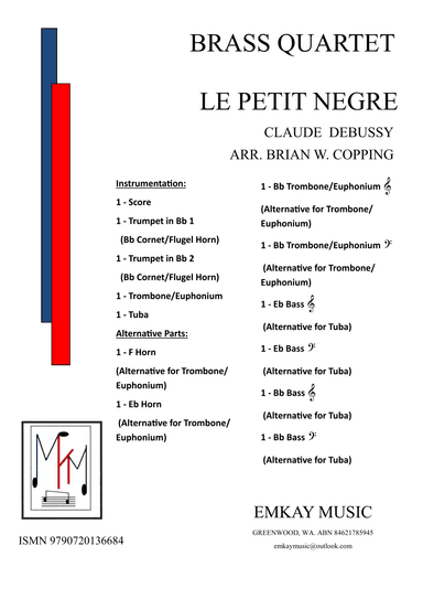 LE PETIT NEGRE - BRASS QUARTET (arr. BRIAN W. COPPING)