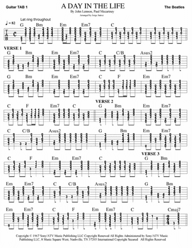 A Day In The Life (arr. Jorge Juárez)