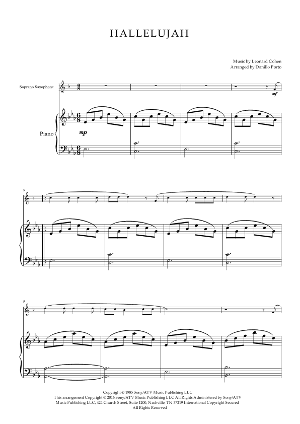 Hallelujah (arr. Danillo Porto)