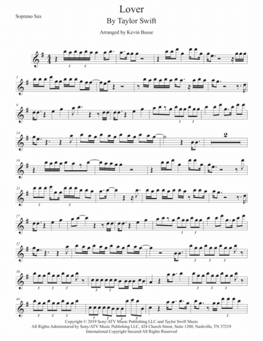 Lover (arr. Kevin Busse)