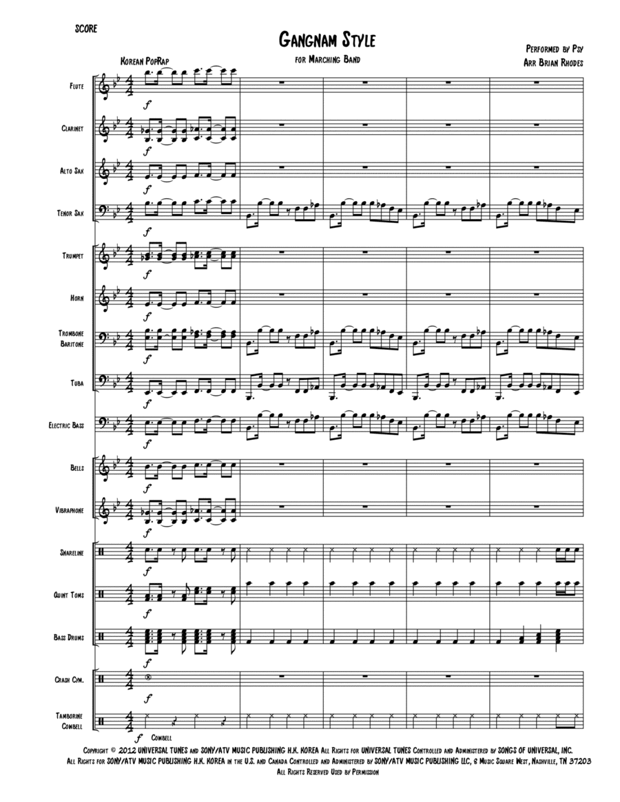 Gangnam Style (arr. Brian Rhodes)