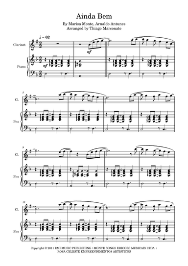 Ainda Bem (arr. Thiago Marconato)