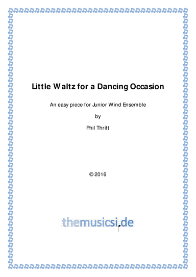 Little Waltz for a Dancing Occasion