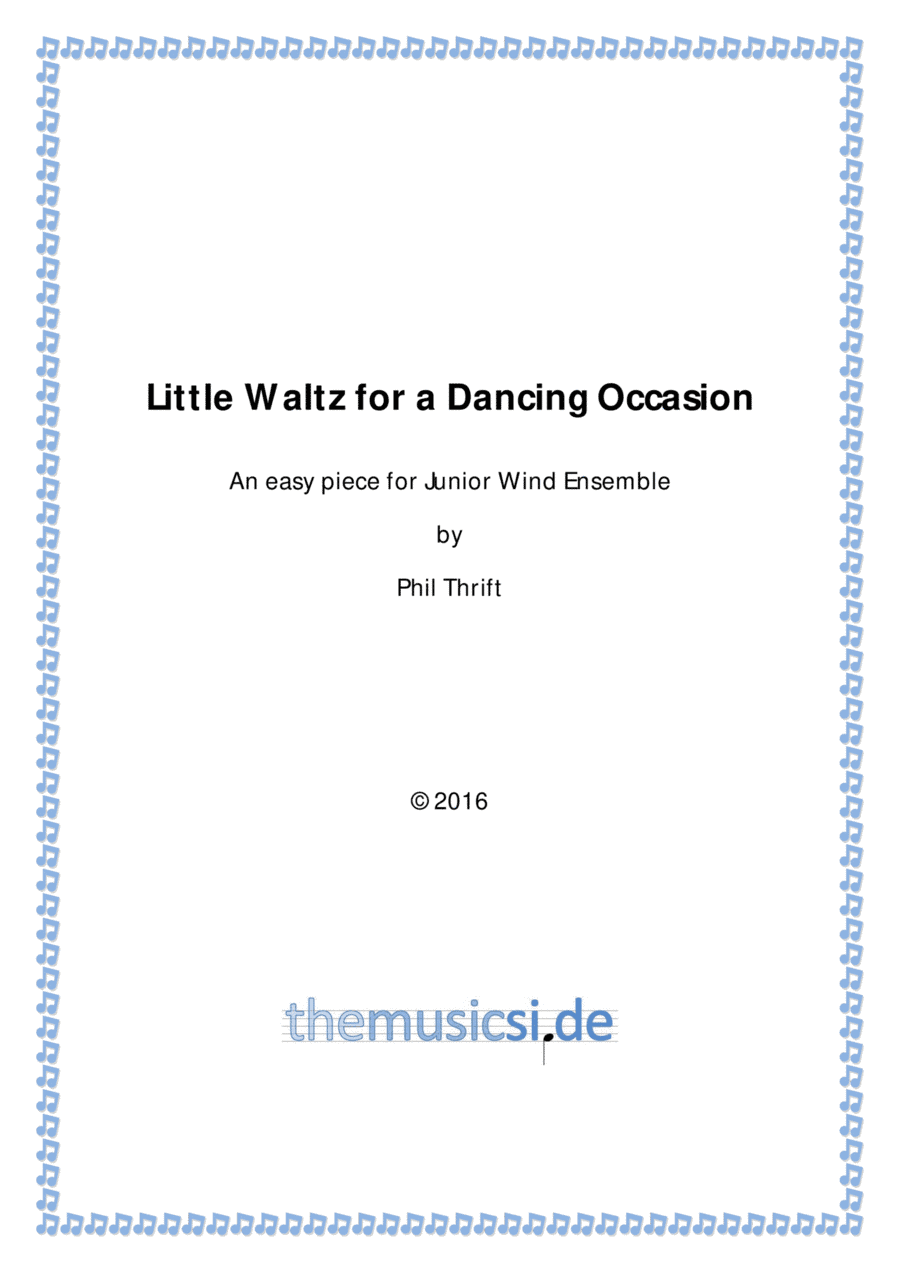 Little Waltz for a Dancing Occasion