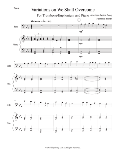 Variations on "We Shall Ovecome"
