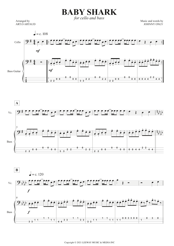 Baby Shark (arr. Art.o Artaud)