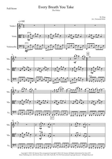 Every Breath You Take (arr. Fernando Britto)