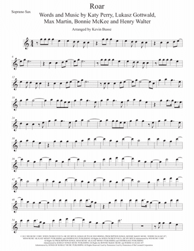 Roar (arr. Kevin Busse)