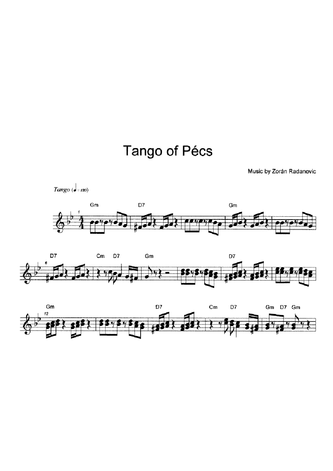 Tango of Pécs