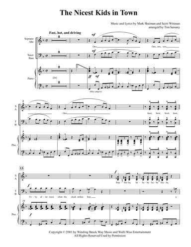 The Nicest Kids In Town (arr. Tim Sarsany)