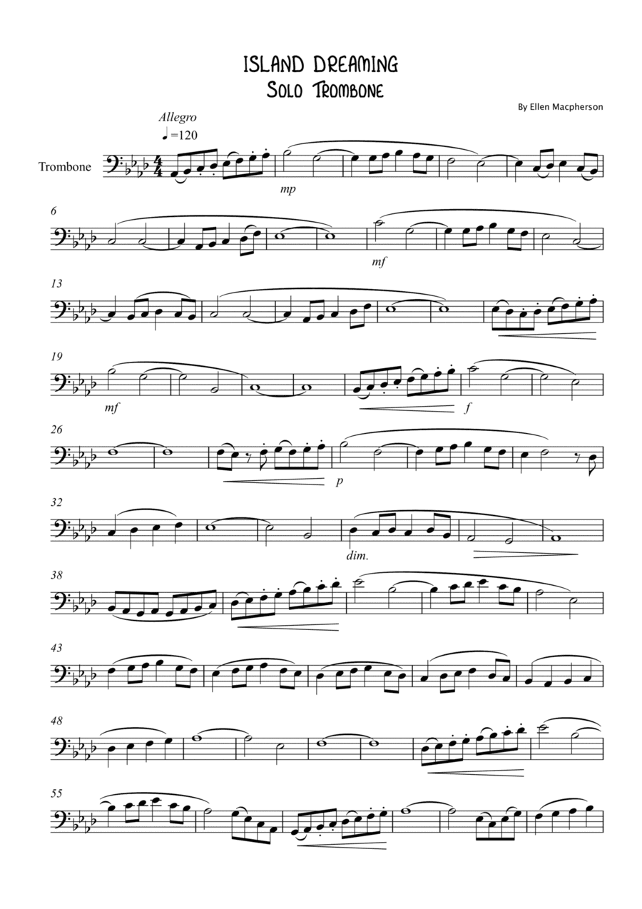 Solo Trombone - Island Dreaming