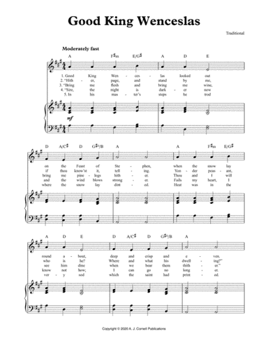 Good King Wenceslas (arr. Mark Phillips)