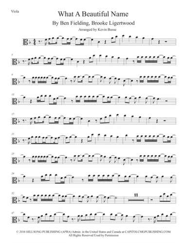 What A Beautiful Name (arr. Kevin Busse)