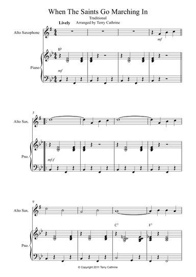 When The Saints Go Marching In (arr. Terry Cathrine)