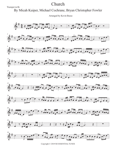 Church (take Me Back) (arr. Kevin Busse)