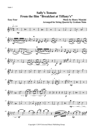 Sally's Tomato (arr. Graham Main)