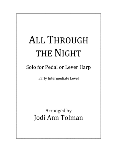 All Through the Night, Harp Solo (arr. Jodi Ann Tolman)