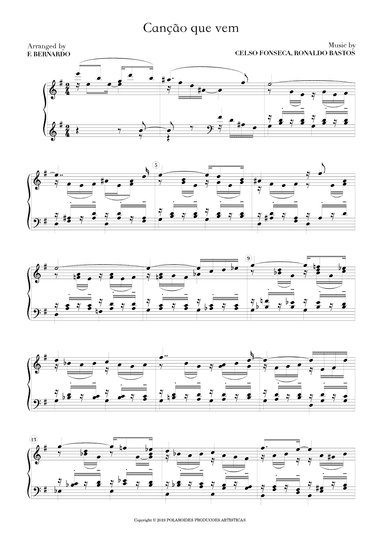 Cancao Que Vem (arr. F. Bernardo)