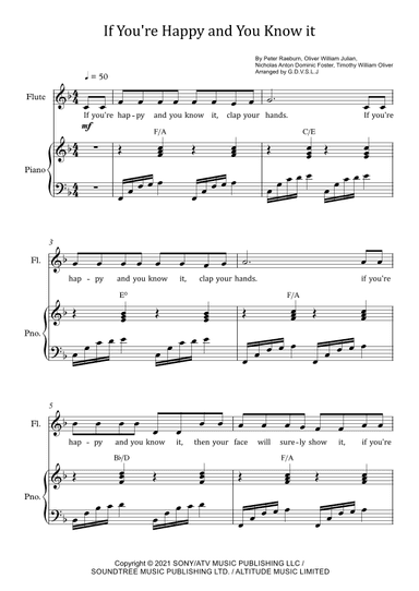 If You're Happy And You Know It (arr. G.D.V.S.L.J)