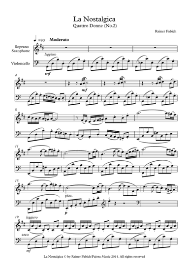 La Nostalgica - No. 2  from Quattro Donne / Four Ladies