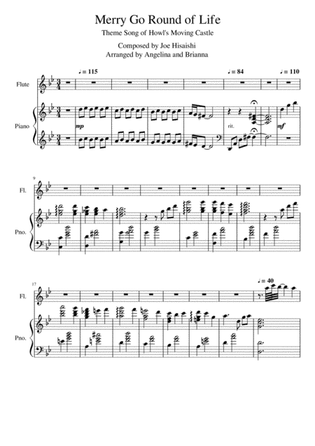 Merry-go-round Of Life (arr. Music A&B)