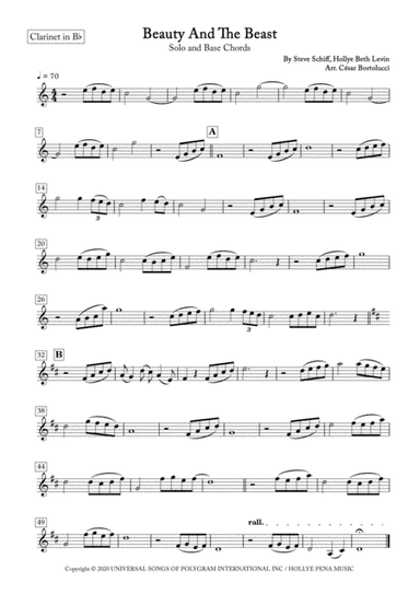Beauty And The Beast (arr. ACT Bortolucci)