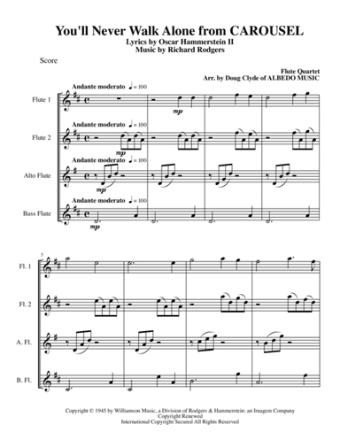 You'll Never Walk Alone (arr. Doug Clyde)