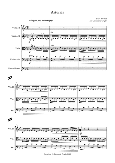 Isaac Albeniz - Asturias (Leyenda) (arr. Gianmaria Griglio)