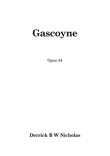 Gascoyne - Full Score + Parts