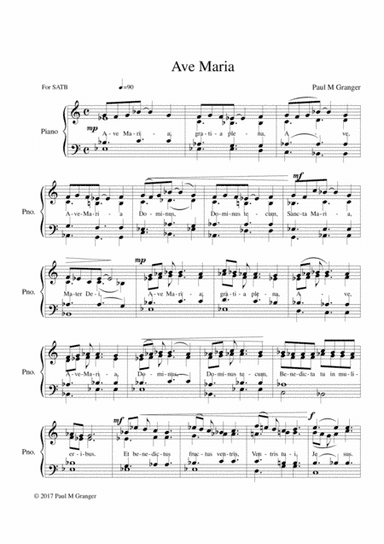 Ave Maria (4-part)