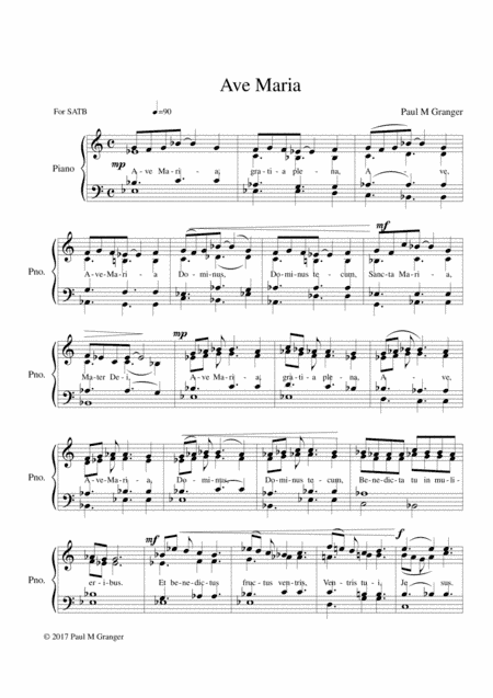 Ave Maria (4-part)