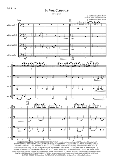 Build My Life (arr. Fabio Britto)