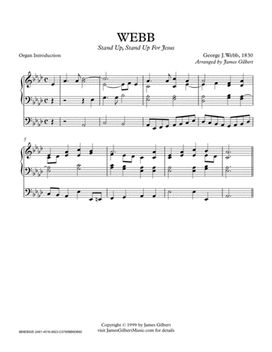 WEBB (Stand Up For Jesus) (arr. James Gilbert Music)